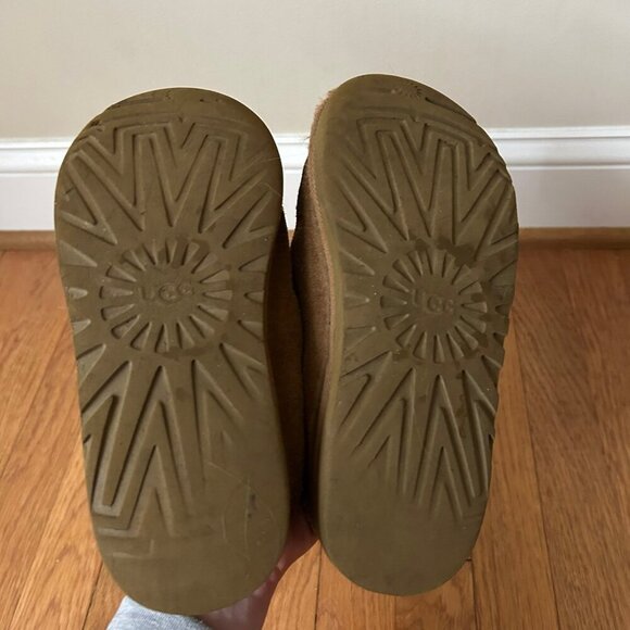 Ugg Australia Tasman Chestnut Brown Tan Slide On Slippers Women’s Size 7 - Picture 6 of 6
